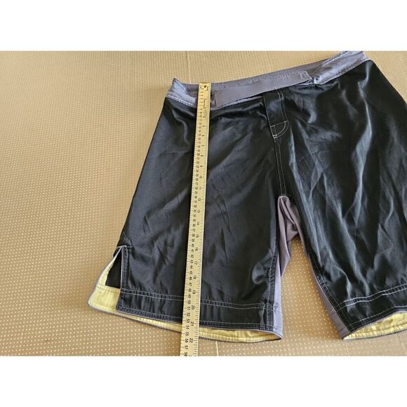 93 Brand Jiu Jitsu Gray Black MMA Wrestling Grappling Shorts size 36 Model V5 - Picture 2 of 8